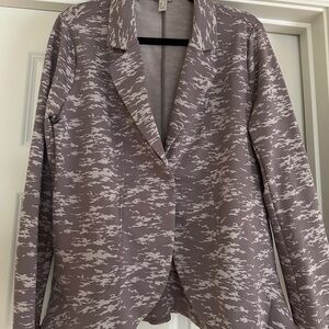 Logo peplum cargo knit Blazer. Size M. EUC